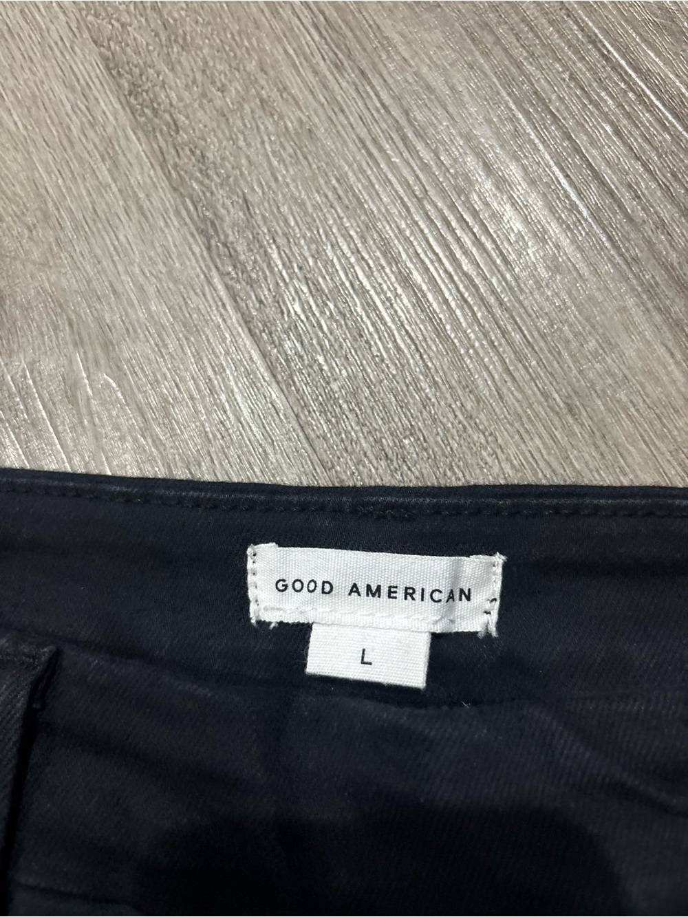 Good American Pull On Flare Pants Black Size Large - Picture 4 of 5